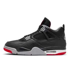 AIR JORDAN 4 RETRO "BRED REIMAGINED" - BLACK/FIRE RED-CEMENT GREY-SUMMIT WHITE