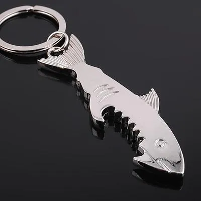 Amazing Creative Shark Bottle Opener Keychain