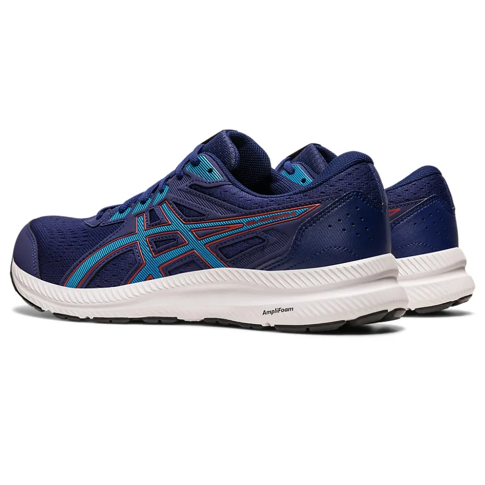 ASICS Men's Gel-Contend 8 Running Shoe (Blue/Island)