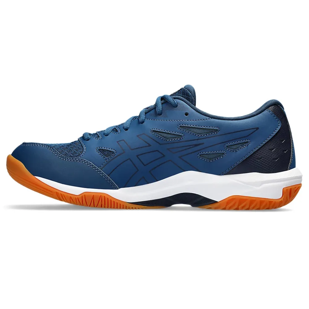 ASICS Men's Gel-Rocket 11 Badminton Shoe (Mako Blue/Pure Silver)