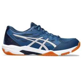 ASICS Men's Gel-Rocket 11 Badminton Shoe (Mako Blue/Pure Silver)