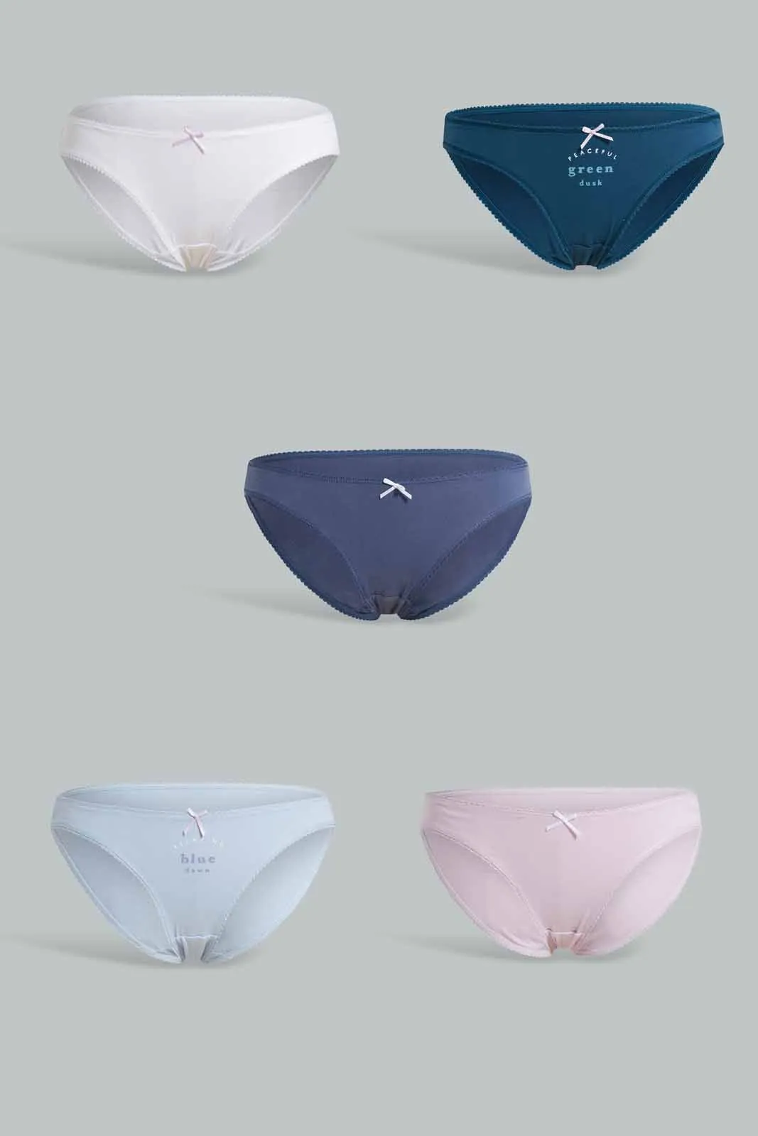 Assorted Bikini Briefs For Women (Pack of 5)