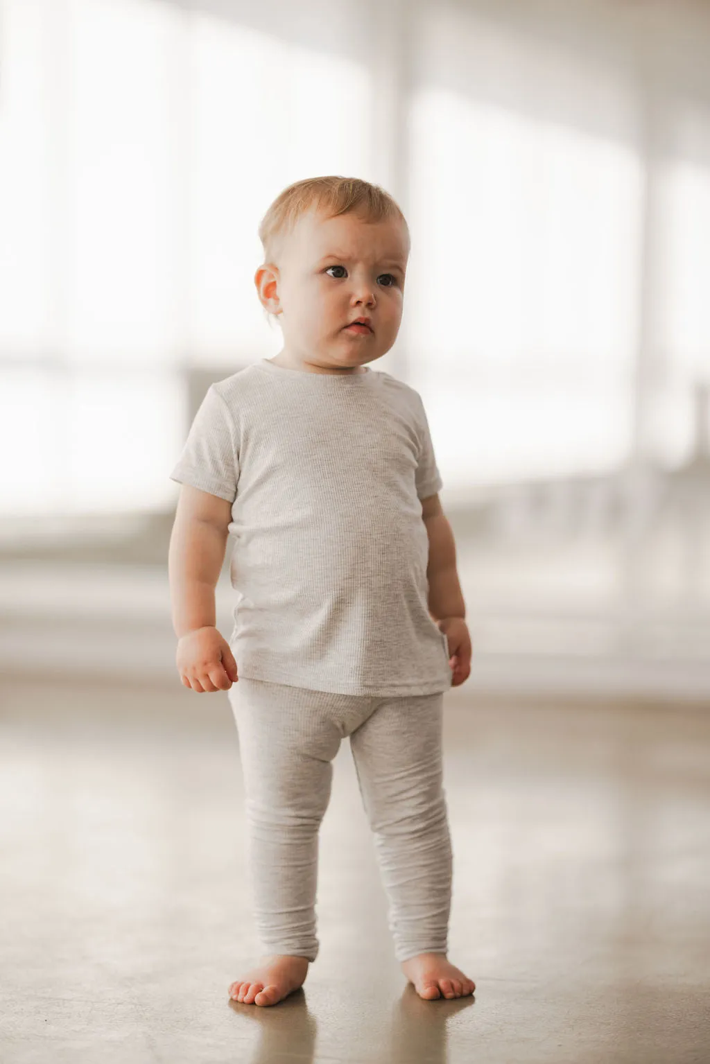 Baby / Toddler Basics Tee - LIGHT GREY