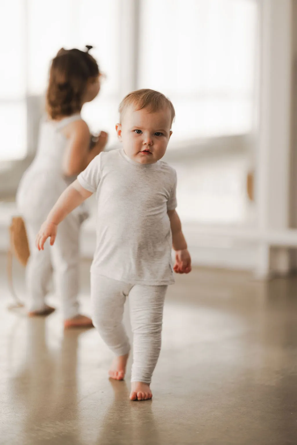 Baby / Toddler Basics Tee - LIGHT GREY