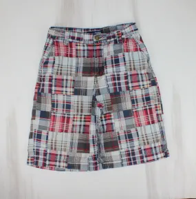 BASIC EDITIONS PLAID SHORTS 14Y VGUC/EUC