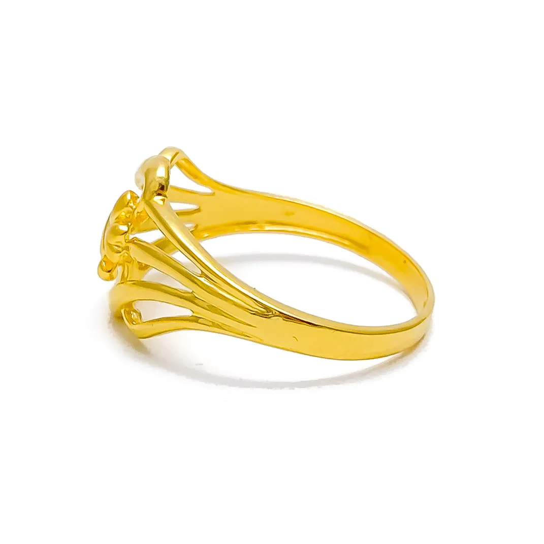 Beautiful Butterfly 22k Gold Ring