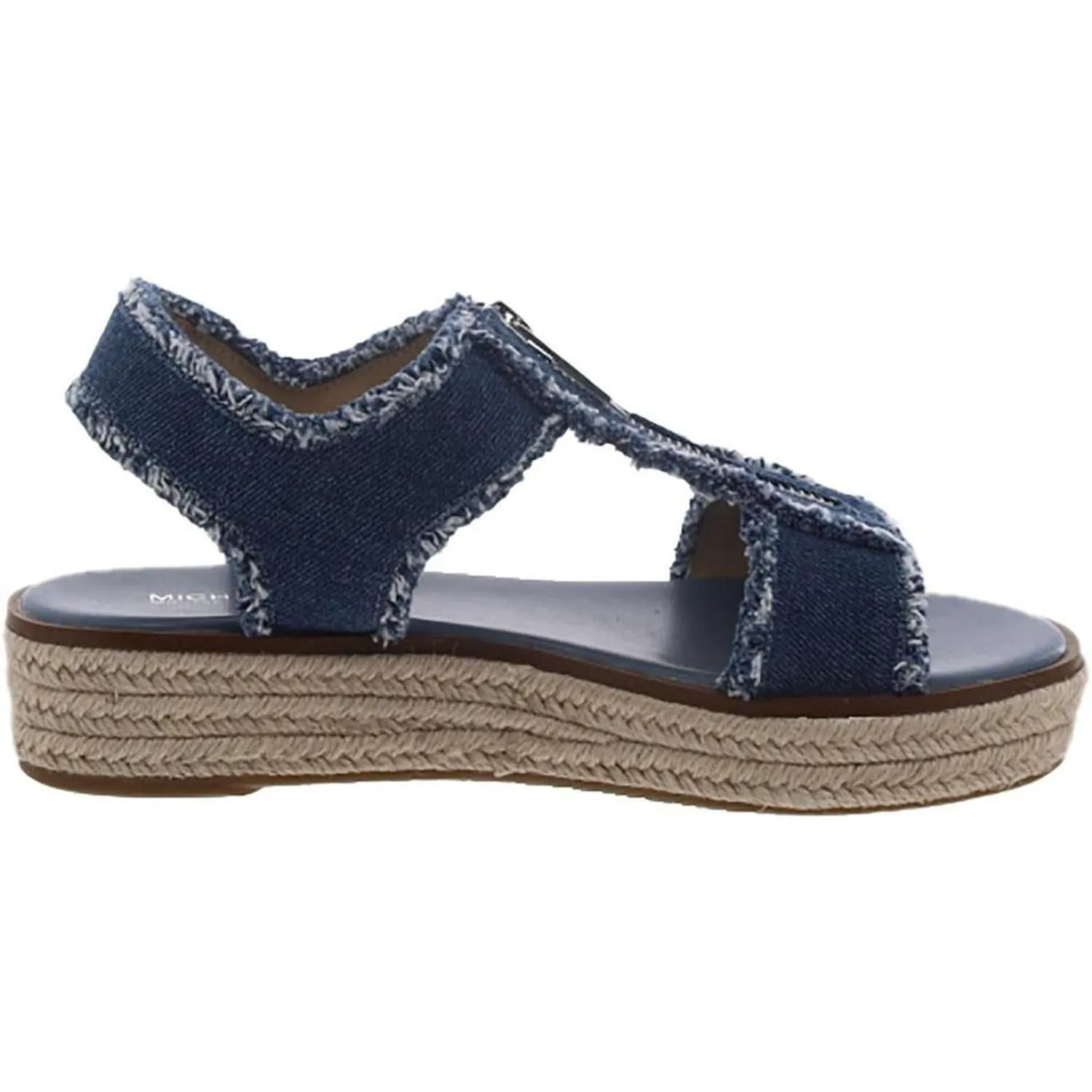 BERKLEY FRAYED Womens Denim Woven Espadrilles