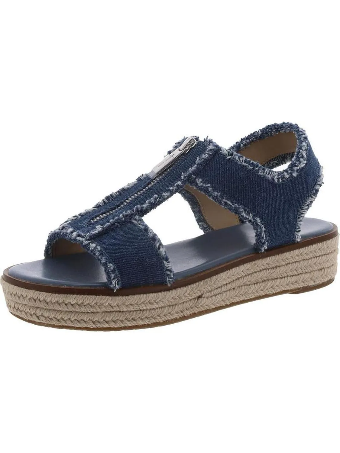 BERKLEY FRAYED Womens Denim Woven Espadrilles