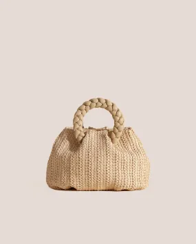 BOMBON M RAFFIA BAG / NATURAL