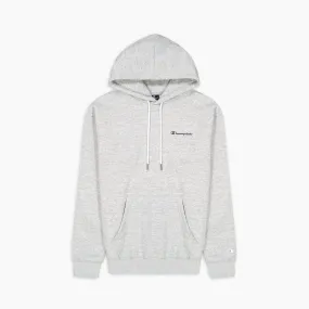 Champion Legacy Hoodie Small Script Logo Fleece 218287 Grey