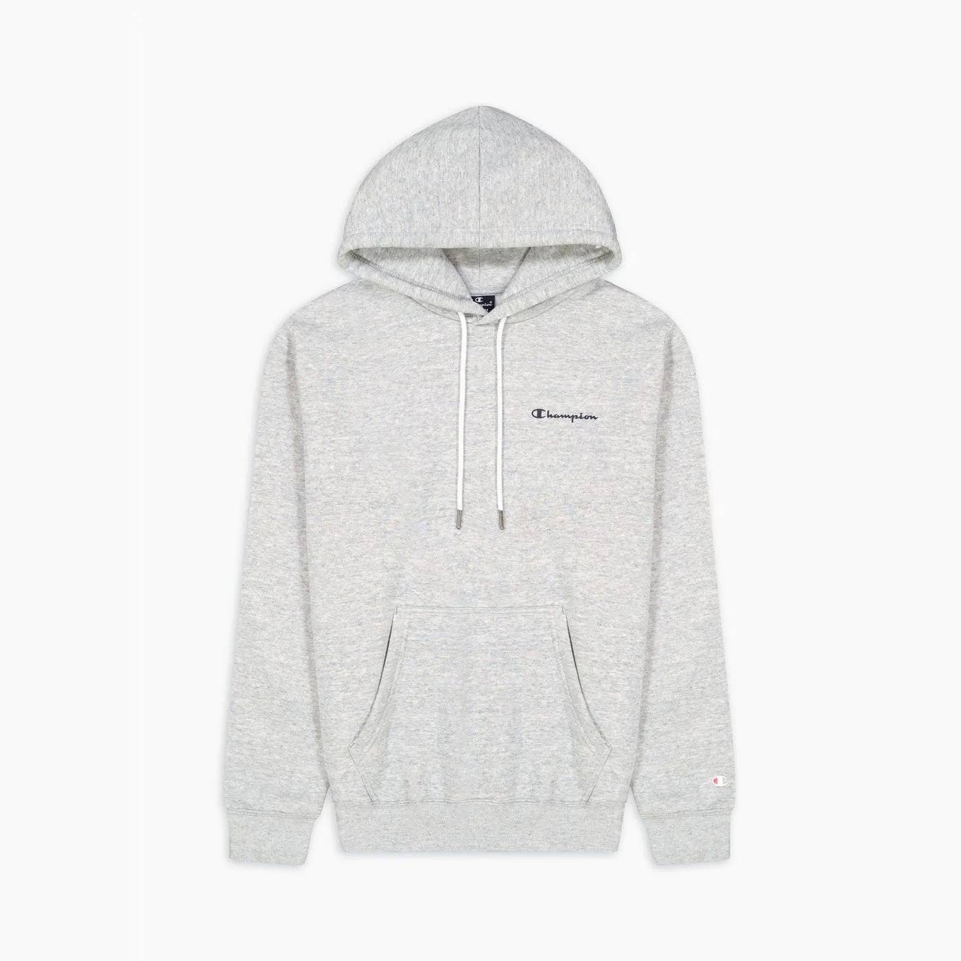 Champion Legacy Hoodie Small Script Logo Fleece 218287 Grey