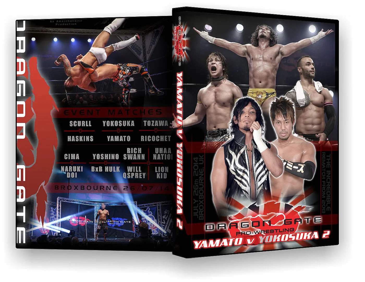 Dragon Gate UK. Yamato v Yokosuka 2 Event DVD