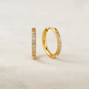 Evie Gold Hoop Earrings