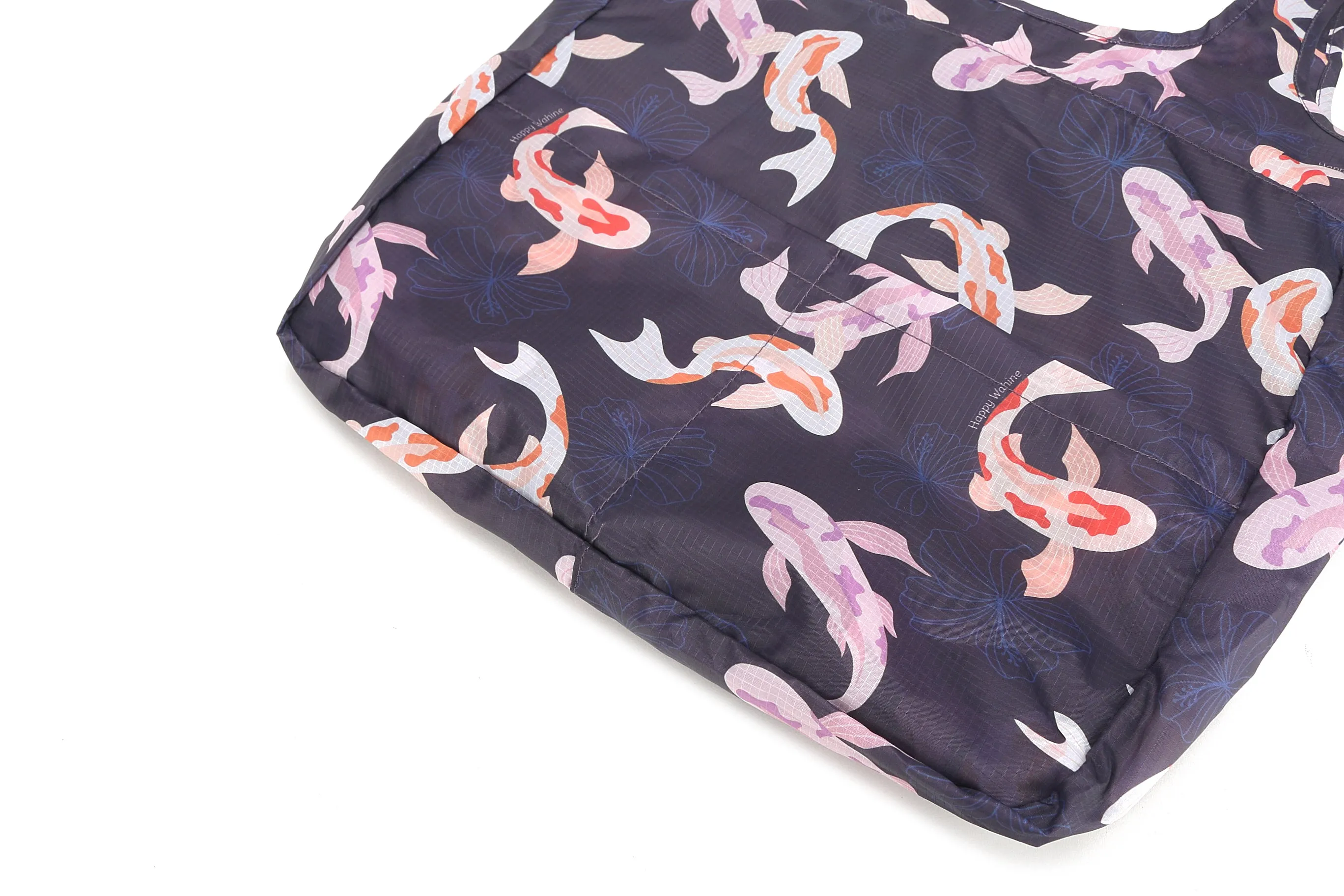 Foldable Bag Jacqueline Koi Navy