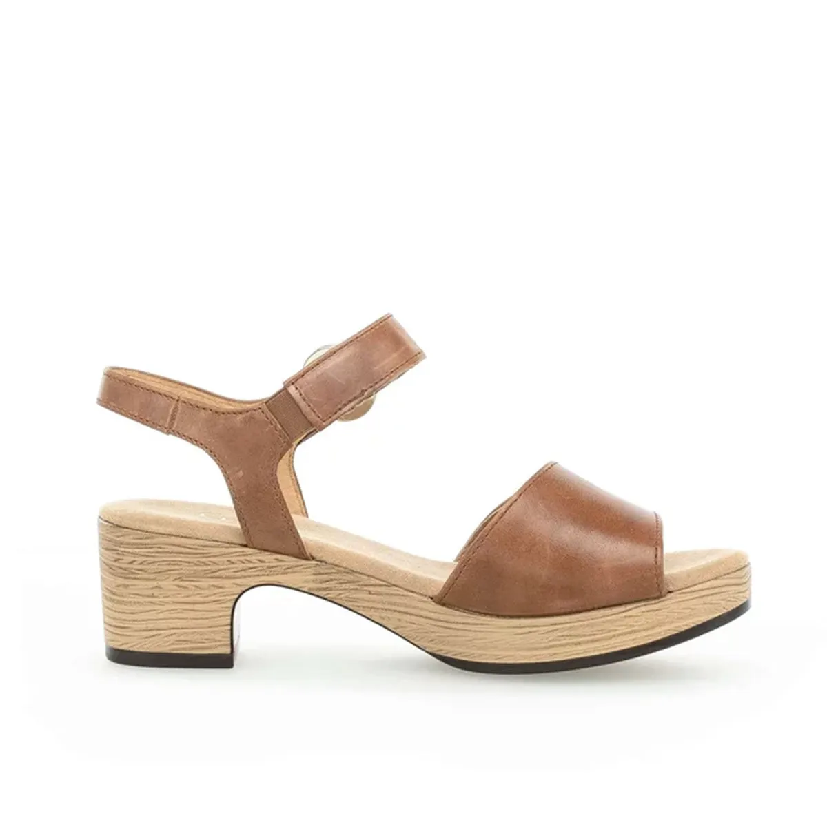 Gabor Brown platform sandal   