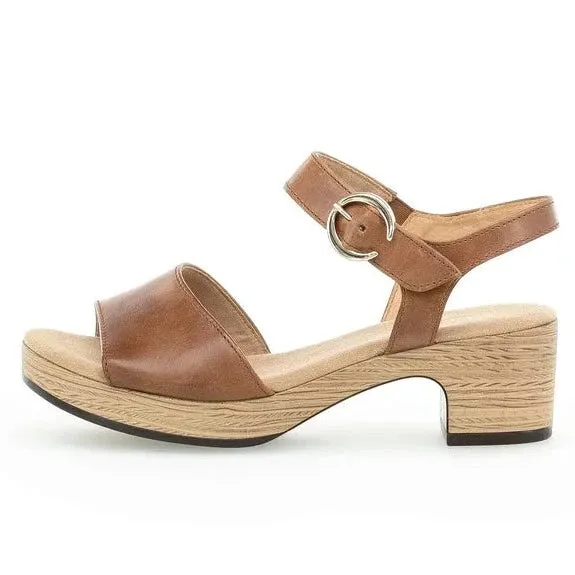 Gabor Brown platform sandal   