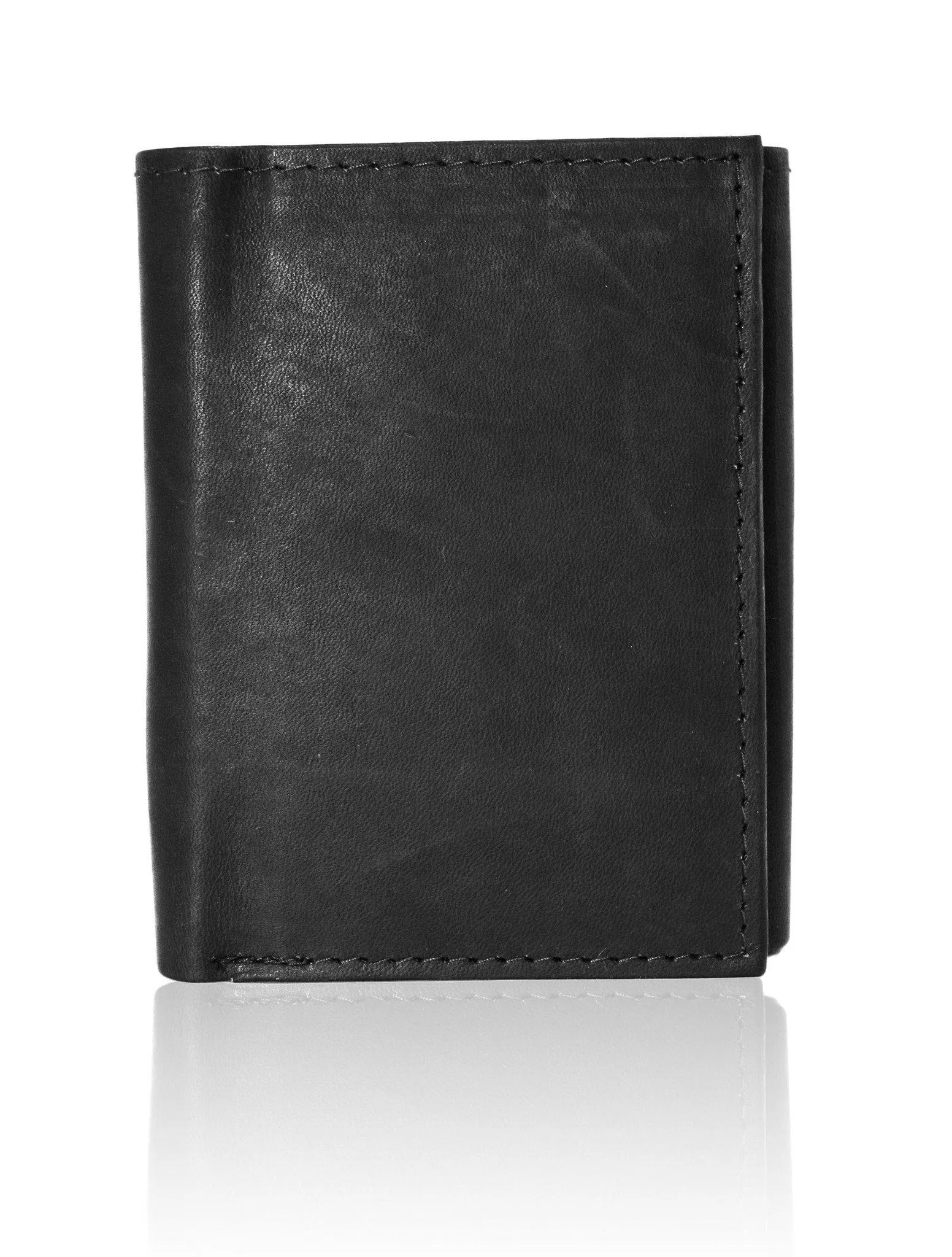 Genuine RFID-Blocking Best Genuine Leather Tri-fold Wallet For Men - Burgundy