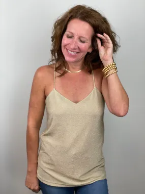 Gold Shimmer Cami