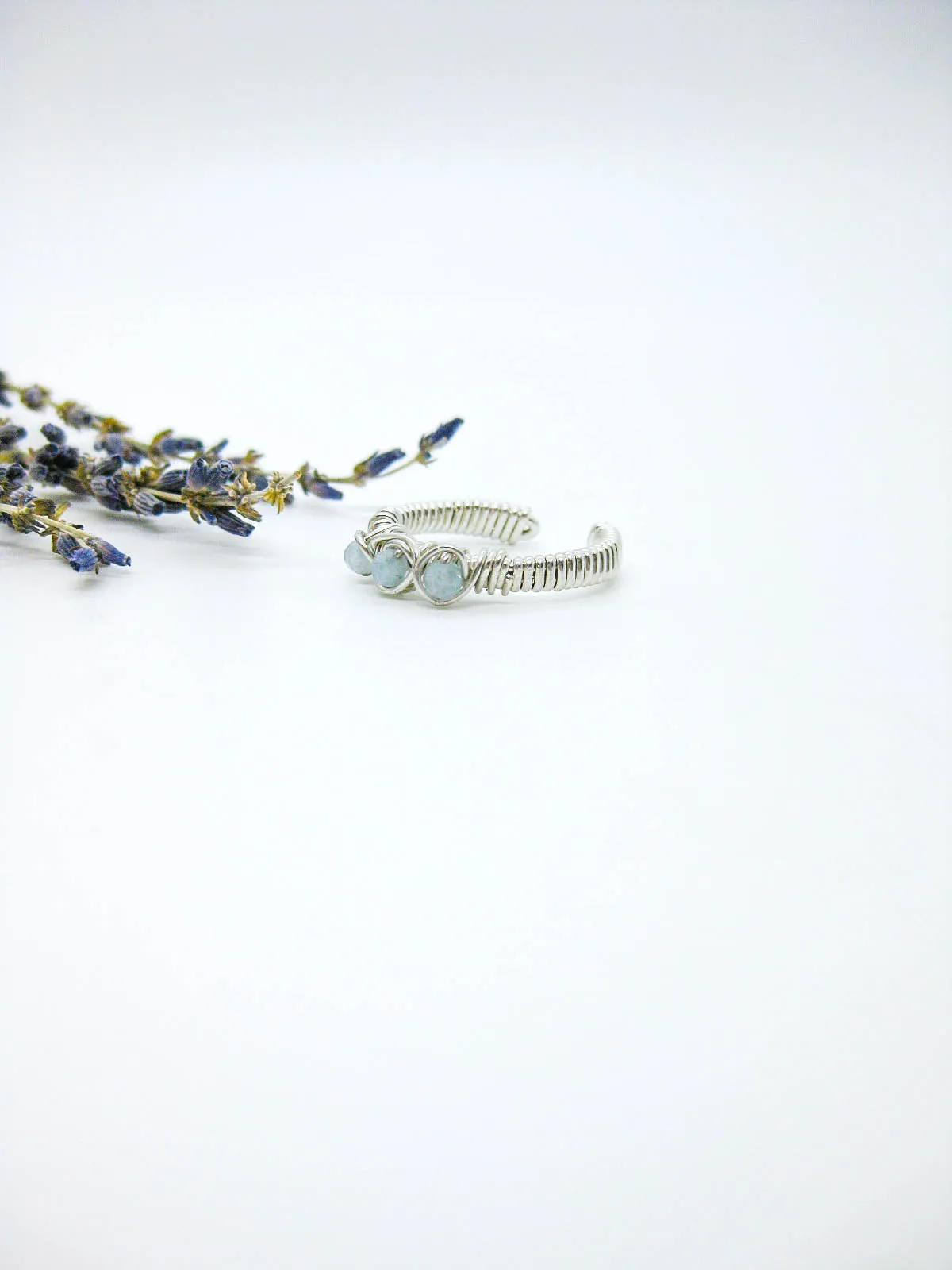 Hyacinth: Aquamarine Ring - r45