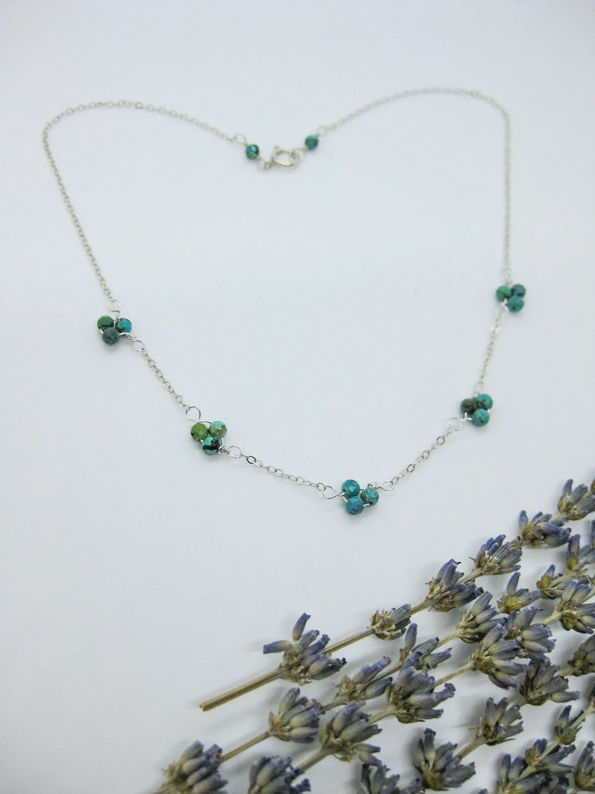 Hyacinth: Turquoise Choker - n480