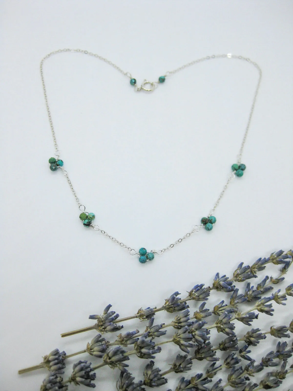 Hyacinth: Turquoise Choker - n480