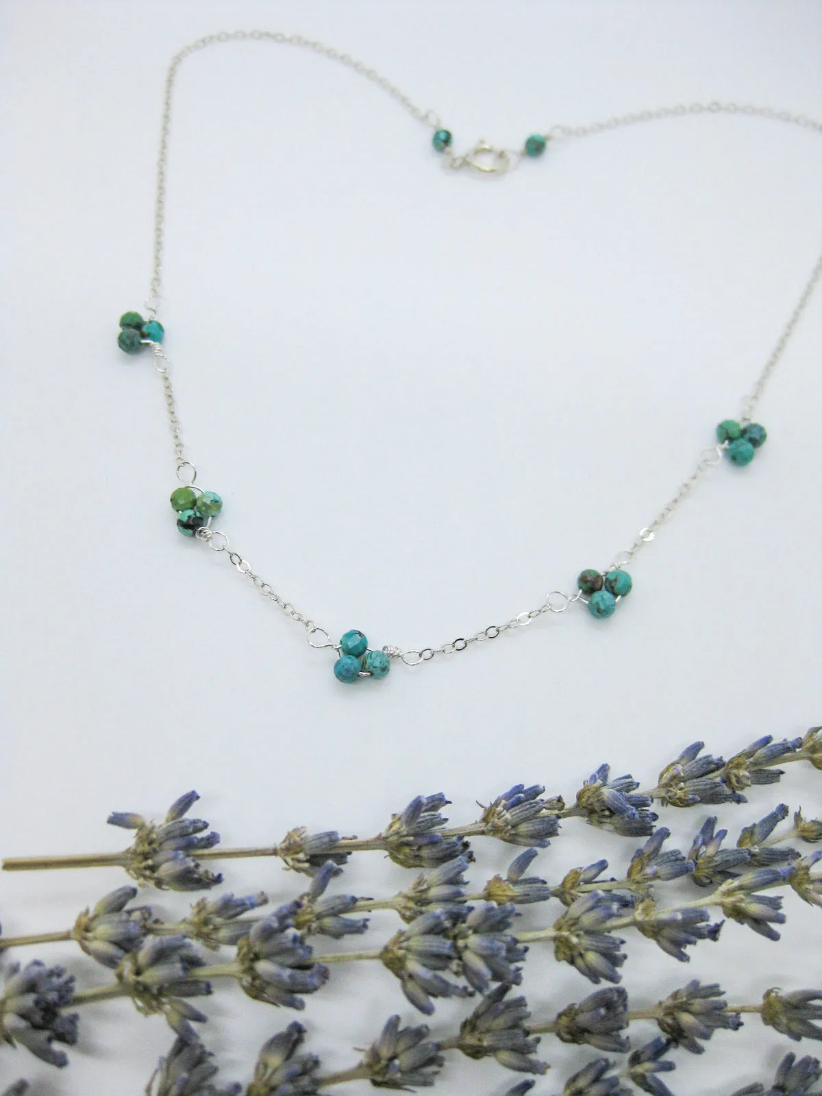 Hyacinth: Turquoise Choker - n480