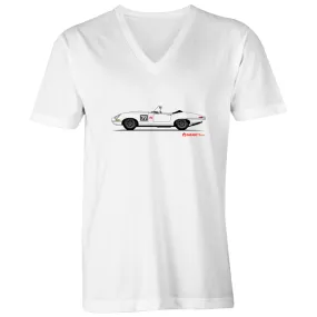 Jaguar E-Type Series One Roadster  - Mens V-Neck Tee