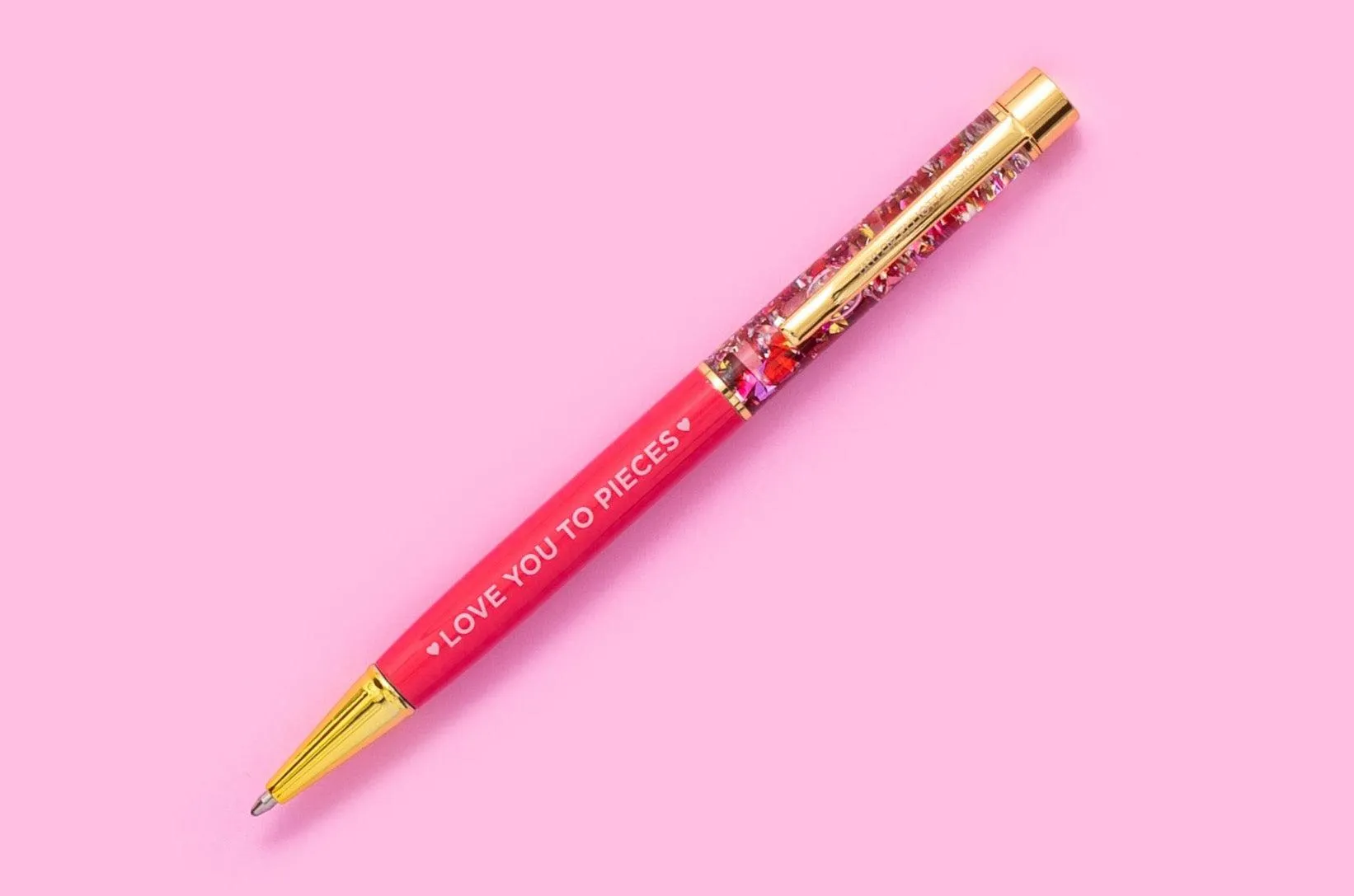 “Love You to Pieces” Confetti Pen