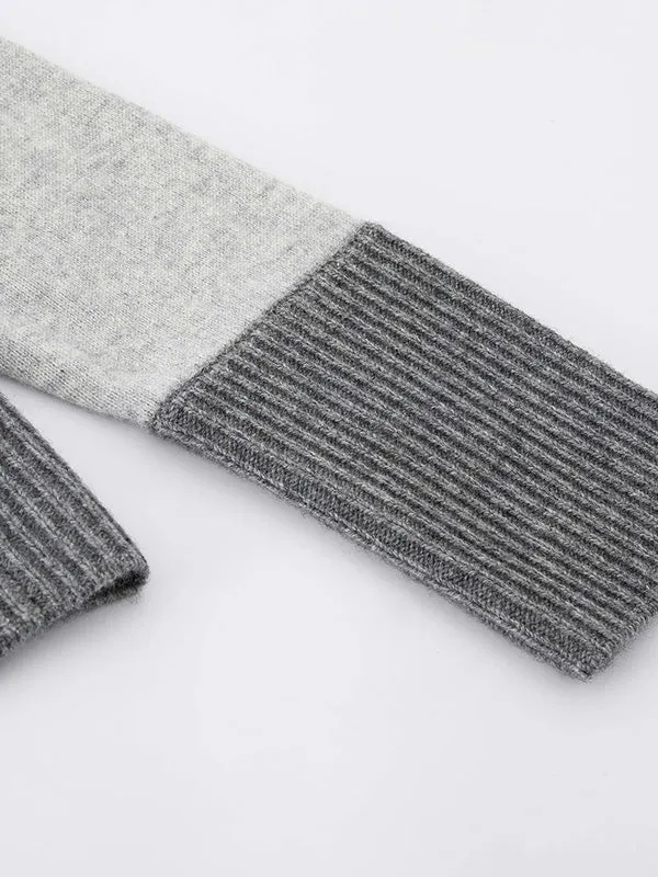 N.74 Cashmere Cardigan in Polar Grey