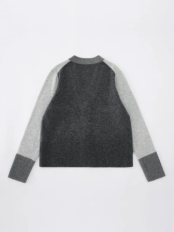 N.74 Cashmere Cardigan in Polar Grey