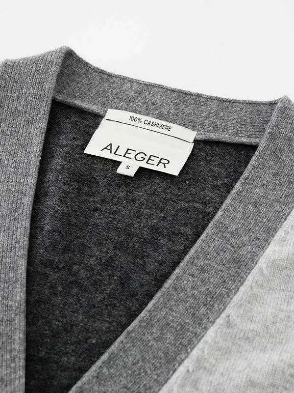 N.74 Cashmere Cardigan in Polar Grey