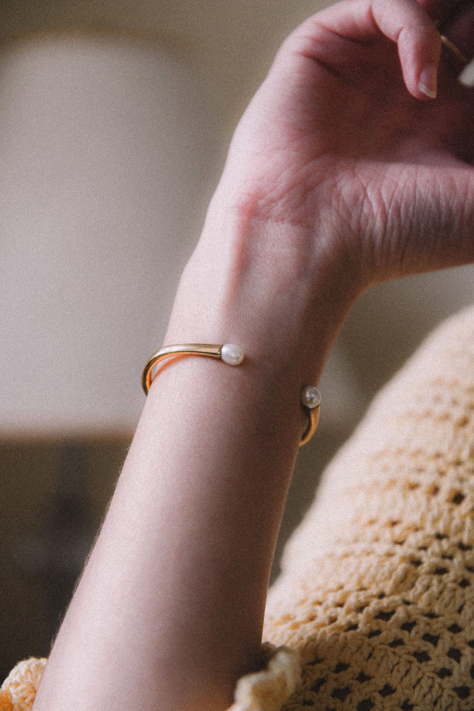 Noah Cuff in 14k Solid Gold