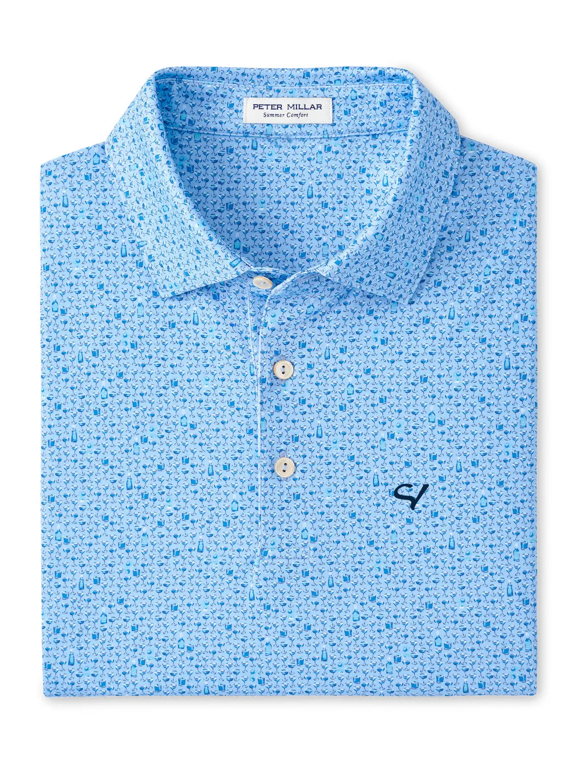 Peter Millar Whiskey Sour Performance Jersey Polo