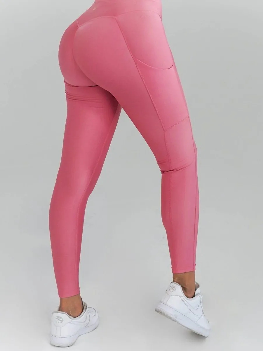 Pocket Leggings | BUBBLEGUM by Obsession Shapewear