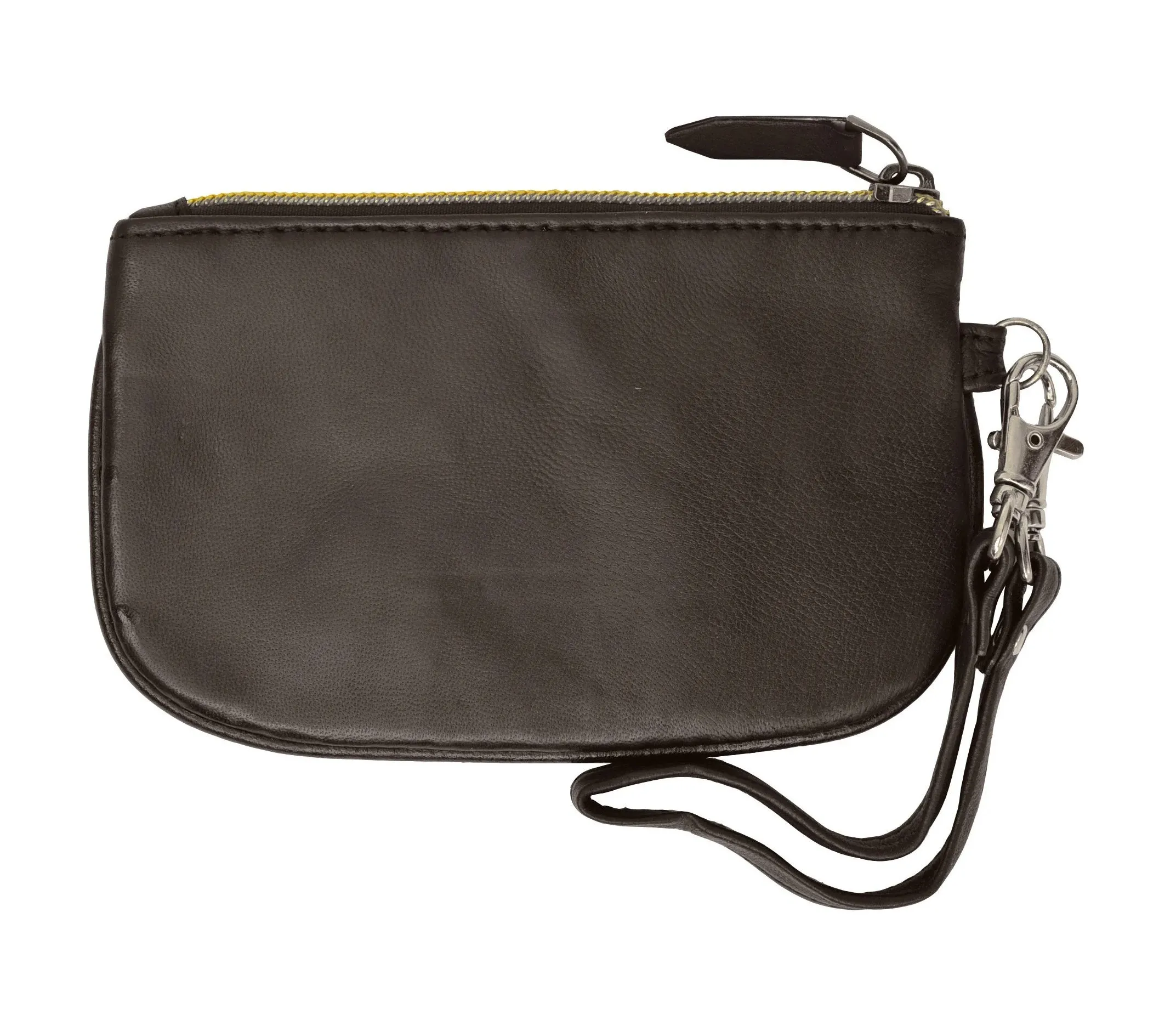 RFID Collection Premium Leather Mini Wristlet