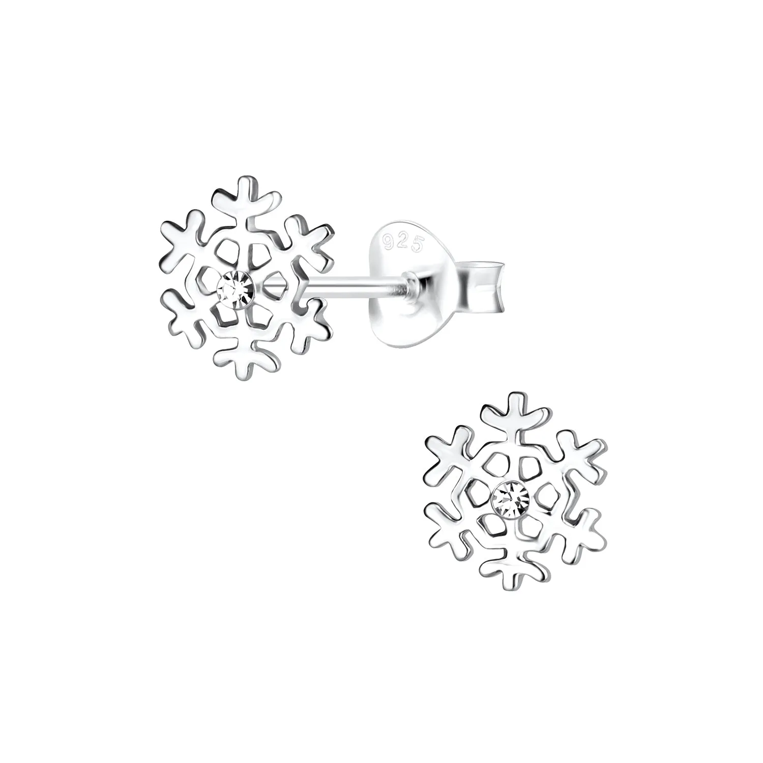 Savvy Kids | Snowflake-Silver Earring | Sterling Silver