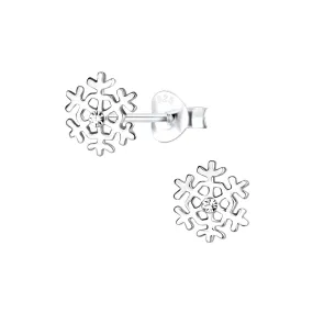 Savvy Kids | Snowflake-Silver Earring | Sterling Silver