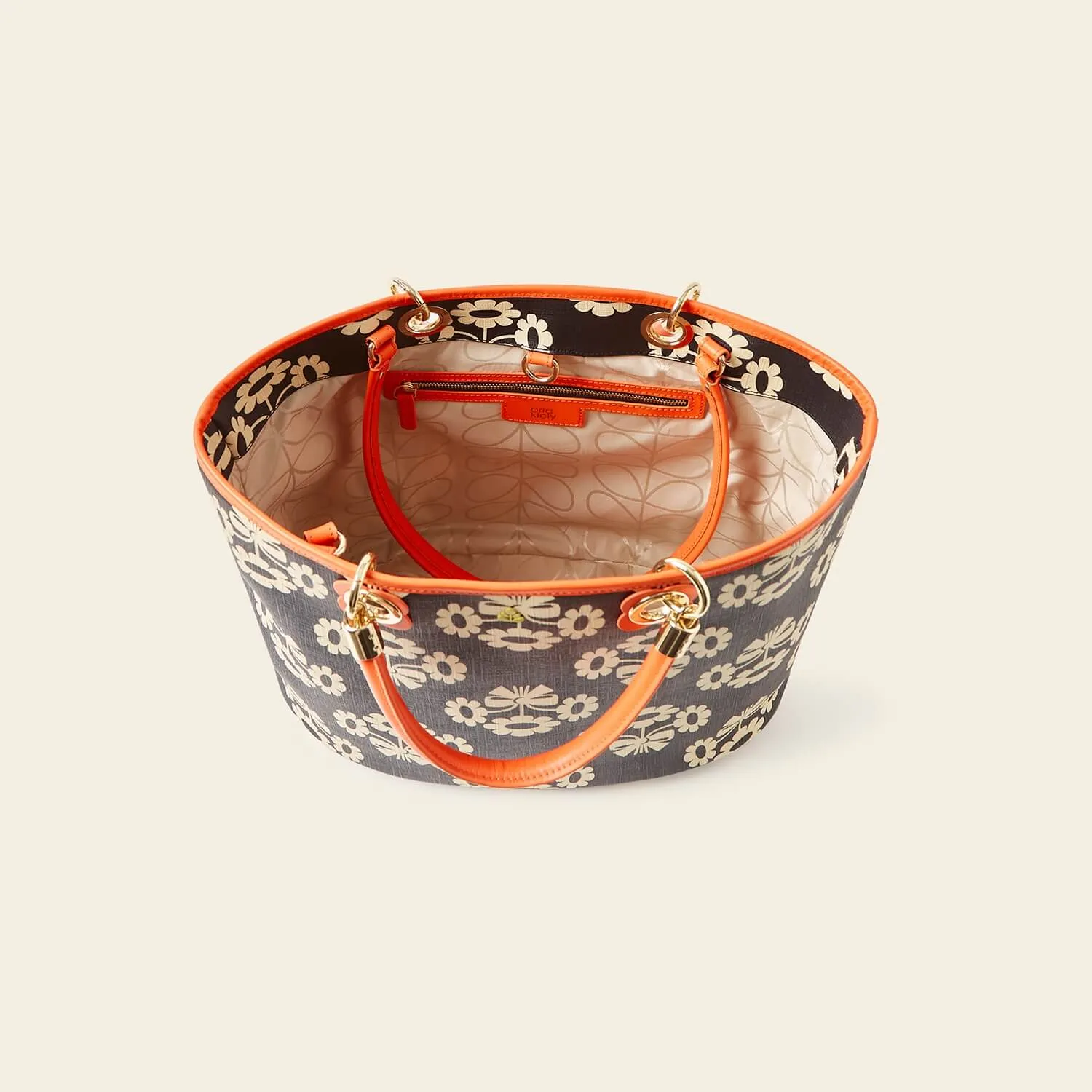 Smile Tote - Posey Flower Midnight