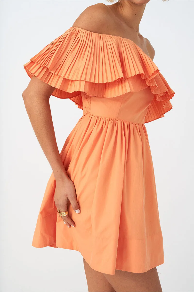 Sovere - Bliss Mini Dress in Soft Orange