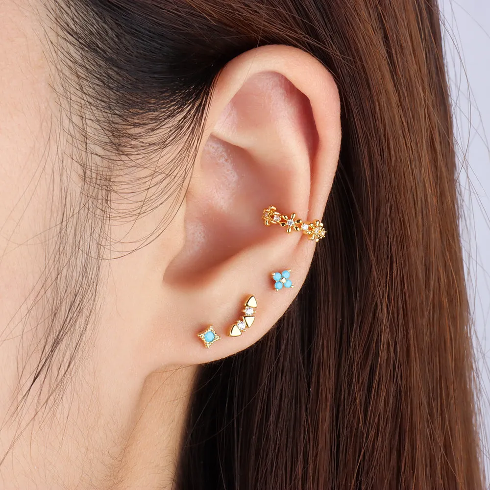 Stylish Triangle Stud